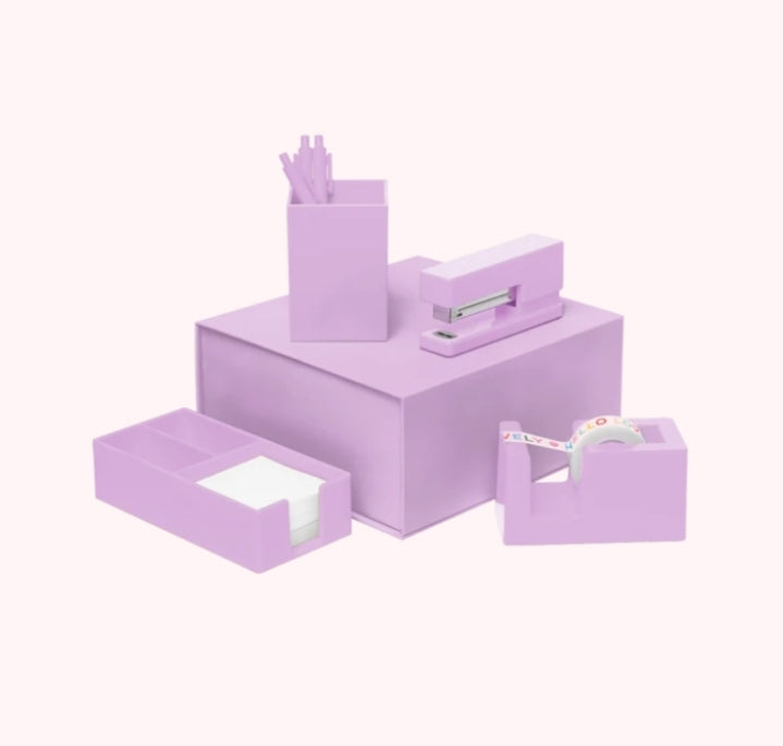 Lilac Desk Set